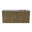 Mondiaz JOYA-DLUX 90cm meuble de salle de bains - couleur Dusk - Vasque FAYE position Droite 1 trou de robinet couleur Oza. SW1425992