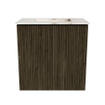 Mondiaz JOYA-DLUX Meuble de toilette 40cm - couleur Shadow - Vasque FAYE position Milieu Sans trou de robinet couleur Frappe SW1422650