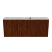 Mondiaz JOYA-DLUX 100cm meuble de toilette - couleur Ruby - Vasque FAYE position Milieu 1 trou de robinet couleur Glace. SW1423547