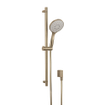 Crosswater MPRO Ensemble de douche glissante - 70cm - douchette ronde 3 positions - laiton brossé SW296097