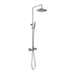 Hotbath Cobber X SDS9 ensemble de douche de tête thermostatique avec douche de tête ronde de 30 cm douchette à main bâton nickel brossé SW440537