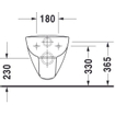 Duravit D-Code wandcloset diepspoel spoelrandloos 35.5x54.5cm wit SW104232