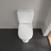 Villeroy & Boch O.novo Compact cuvette WC à poser pour réservoir attenant à chasse profonde DirectFlush 36x61cm - ceramic+ sans réservoir blanc SW68866