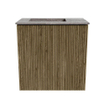 Mondiaz JOYA-DLUX 40cm meuble de toilette - couleur Dusk - Vasque FAYE position Gauche Sans trou de robinet couleur Oza. SW1425958