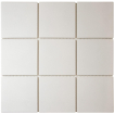 The Mosaic Factory London mozaïektegel - 30x30cm - wand en vloertegel - vierkant - full body - Porselein - mat super white (wit) SW1235298