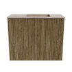 Mondiaz JOYA-DLUX 50cm meuble de toilette - couleur Dusk - Lavabo FAYE position Droite Sans trou de robinet couleur Saba. SW1426043