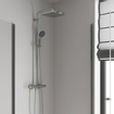 Grohe Vitalio Start doucheysteem met hoofddouche 24cm thermostatisch chroom TWEEDEKANS OUT9930