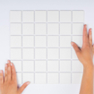 La Mosaic Factory London carreau mosaïque - 30,9x30,9cm - carrelage mural et de sol - Carré - Porcelaine Super White Mat SW62226