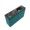 MONDIAZ TURE-DLUX Meuble de toilette 80 cm Smag. EDEN lavabo Lava position droite. Avec 1 trou de robinet. SW1104100