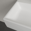 Villeroy & Boch Memento Lavabo pour meuble face inférieure meulée 60x42cm avec trou pour robinetterie et trop plein ceramic+ Blanc 1024010