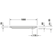 Duravit D Code receveur de douche 100x70x8,5cm acrylique blanc 0295842