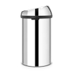 Brabantia Touch Bin Afvalemmer - 60 liter - brilliant steel SW1117342