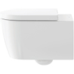 Duravit ME by Starck cuvette suspendue à chasse profonde avec hygieneglaze 37x57cm avec fixation dissimulée blanc SW84179