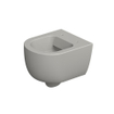 Xenz gio WC suspendu sans chasse d'eau 50,5x35cm sans siège gris mat SW379495