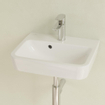 Villeroy & Boch O.novo lave-mains dessous rectifié 45x37cm - av. 1 trou de robinetterie ceramic+ blanc SW448475