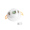 QAZQA Blanca Spot encastrable - 9x9cm - LED incluse - variation en 3 étapes - IP44 - blanc mat SW1187213