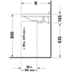 Duravit Starck 3 lavabo 60x54,5cm sans/troût de robinet blanc SW117177
