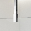 Fortifura Galeria Douche à l'italienne - 60x200cm - Clair - Bras plafond - Chrome SW957574