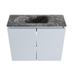 MONDIAZ TURE-DLUX Meuble toilette - 60cm - Clay - EDEN - vasque Lava - position centrale - sans trou de robinet SW1103747