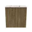 Mondiaz JOYA-DLUX Meuble de toilette 40cm - couleur Dusk - Lavabo FAYE position Gauche Sans trou de robinet couleur Nata SW1425881