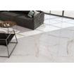 SAMPLE Terravito Tovaro carreau mural et de sol - 60x60cm - rectifié - Aspect marbre - Gold poli (blanc) SW1221470