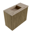 Mondiaz JOYA-DLUX 50cm toiletmeubel - kleur Dusk - Wastafel FAYE positie Links 1 kraangat kleur Arena. SW1425735
