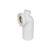 ABU coude de raccordement pour WC 90° 110mm avec raccord 40/50mm blanc 0770663