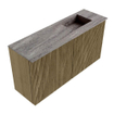 Mondiaz JOYA-DLUX 80cm toiletmeubel - kleur Dusk - Wastafel FAYE positie Rechts Zonder kraangat kleur Oza. SW1425983