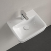 Villeroy & Boch O.novo Lave-main WC 45x16x13.5cm 1 trou de robinet sans trop-plein Ceramic+ Blanc Alpin SW448387