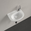 Villeroy & Boch O.novo Compact fontein 36x27,5cm zonder overloop en doortikbaar kraangat wit 0124118