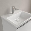 Villeroy & boch subway 3.0 lavabo de meuble 55x44x16.5cm rectangle 1 trou pour robinet sans trou de trop-plein blanc alpin gloss ceramic+ SW702082