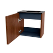 Mondiaz JOYA 40cm meuble de salle de bains WC - couleur Ruby - Vasque FAYE position Droite Sans trou de robinet couleur Urban. SW1421798