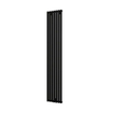 Plieger Siena radiateur design vertical simple 1800x318mm 766W noir mat SW224604