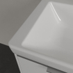 Villeroy & boch subway 3.0 lavabo de meuble 130x47x16.5cm rectangle 2 trous de robinetterie 2 éviers sans trou de débordement blanc alpin gloss ceramic SW702141