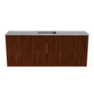 Mondiaz JOYA-DLUX 100cm toiletmeubel - kleur Ruby - Wastafel FAYE positie Midden Zonder kraangat kleur Oza. SW1425525