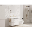 Hansgrohe Xarita Lite Q Spiegel - 80x70cm - led verlichting - Verticaal - wandschakelaar - Mat wit SW1165153