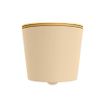 MONDIAZ LAVIE WC suspendu - 36x53cm - sans bride - Ocher (jaune) - softclose - quick-release - abattant WC - Sand (beige) SW1208682