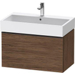 Duravit D-neo Meuble sous vasque 78.4x44.2x44cm 1 tiroir Noisette (foncé) mat SW641011