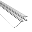 Marenza Universo Profil d'évacuation/bande d'étanchéité/barrière d'eau - universel - 200cm raccourcissable - pour verre 8mm - transparent SW1120154