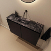 MONDIAZ TURE-DLUX Meuble toilette - 80cm - Urban - EDEN - vasque Lava - position centrale - sans trou de robinet SW1103616