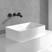 Villeroy & Boch Dawn Robinet de lavabo à trois trous - noir mat SW974324
