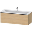 Duravit D-neo Meuble sous vasque 121x46.2x44cm 1 tiroir Chêne naturel mat SW641069