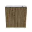 Mondiaz JOYA-DLUX Meuble de toilette 40cm - couleur Dusk - Vasque FAYE position Droite Sans trou de robinet couleur Opalo SW1423298