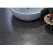 Terravito Jorina carreau mural et de sol - 15x17cm - 9mm - hexagone - aspect marbre - noir mat SW720572