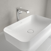 Villeroy & Boch Finion vasque à poser - sans trou de robinetterie 60x35cm - Ceramic+ sans trop-plein stone white SW209544