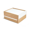 Umbra Stoblanc boîte de rangement 26x22x12cm Bois Blanc/naturel SW539386