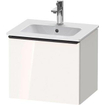 Duravit D-neo Meuble sous vasque 51x40.2x44cm 1 tiroir Blanc haute brillance SW640806