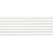 Ceralto Drapé Mural Decor-strip - 7.5x20cm - 12.5mm - Bianco SW669907