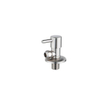 Fortifura Calvi Robinet d'arrêt d'angle avec tuyau flexible - tuyau de 30cm - 1/2"x3/8" - acier inoxydable brossé SW1382520