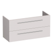 BRAUER Trust wastafelonderkast ondiep 100 excl. opbouwgrepen 2 softclose lades en 1 sifon uitsparing - mat zand SW1204107